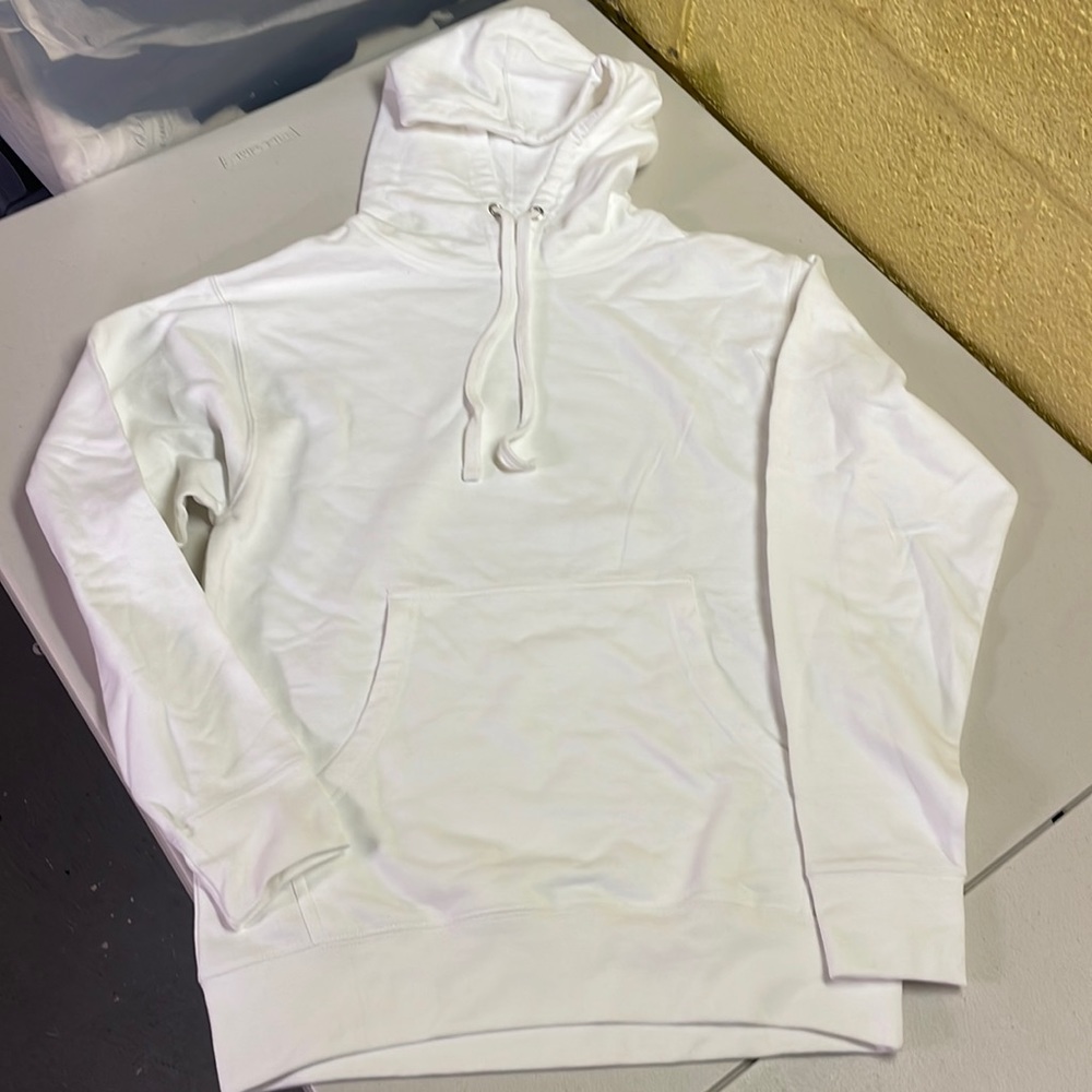 White hoodie